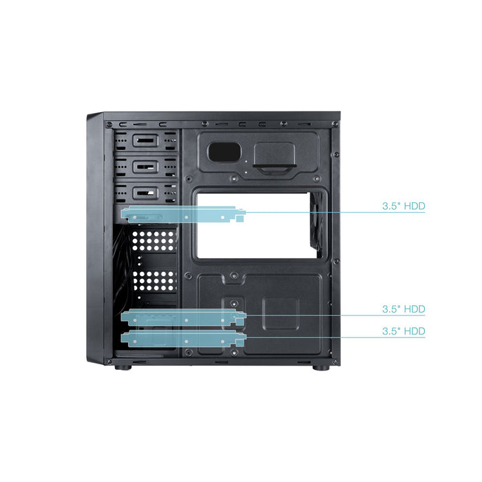 EAN 8433281017245 - TooQ Prisma Ultra Midi Tower Negro 500 W imagen 4