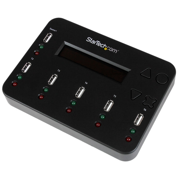 EAN 0065030856508 - StarTech.com USBDUP15 duplicador de datos y soporte Duplicador de pendrives Negro 5 copias imagen 1
