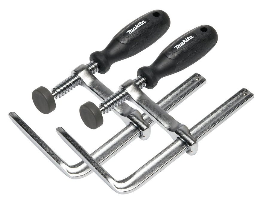 EAN 0088381314084 - Makita 194385-5 abrazadera Kit de prensas rápidas de palanca Negro, Metálico imagen 1