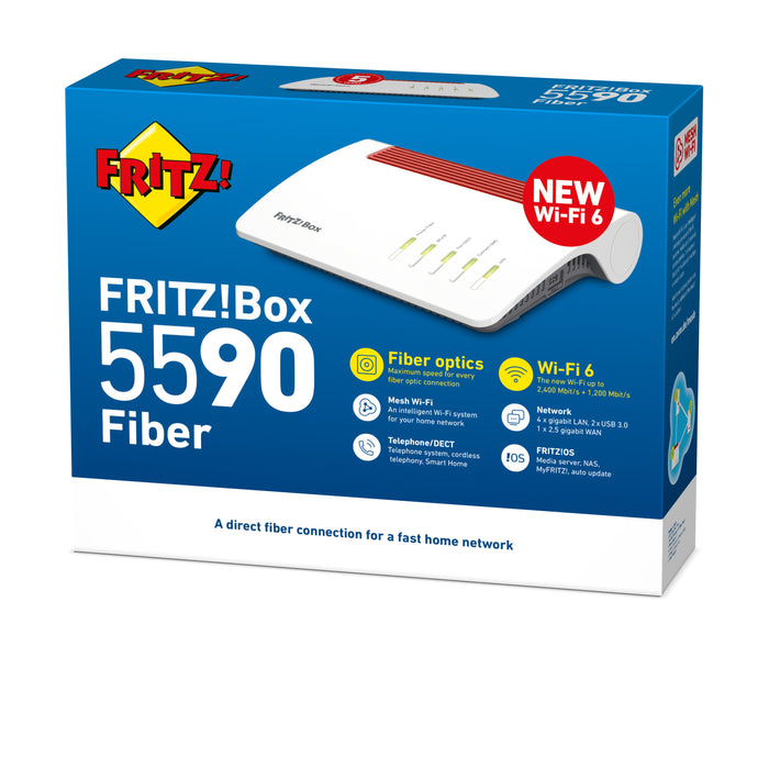 EAN 4023125030536 - Box FRITZ! 5590 Fiber Edition Internation router inalámbrico imagen 5