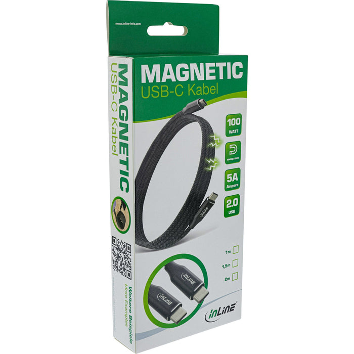 EAN 4043718318759 - InLine 35881 cable USB USB 2.0 1 m USB C 0,48 Gbit/s 100 W Negro imagen 10