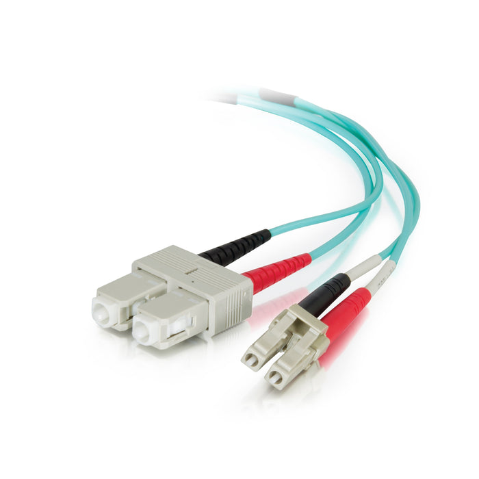 EAN 0757120855422 - C2G 85542 Cable de fibra óptica e InfiniBand 3 m LC ST OFNR Color aguamarina imagen 1