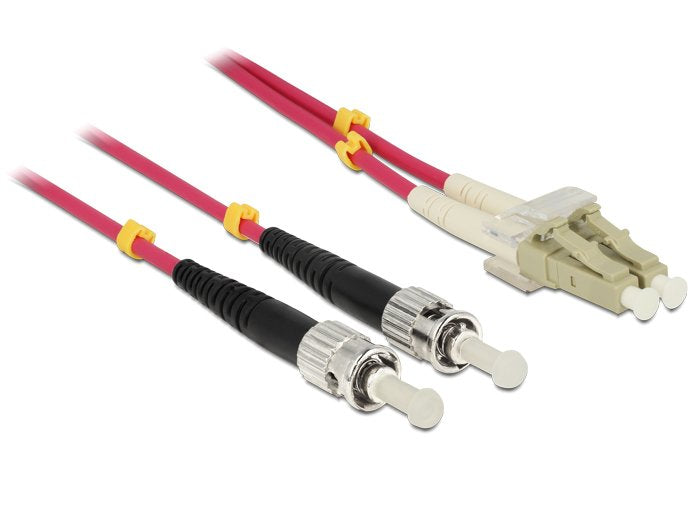 EAN 4043619846856 - DeLOCK LC - ST, 1m Cable de fibra óptica e InfiniBand Violeta imagen 1