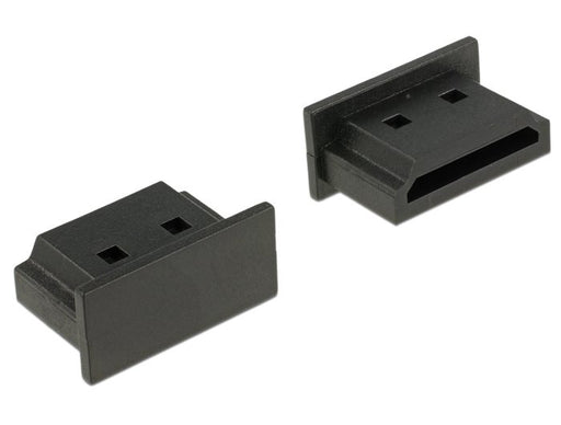 EAN 4043619640317 - DeLOCK 64031 tapa de seguridad para enchufe Micro-HDMI Negro 10 pieza(s) imagen 1