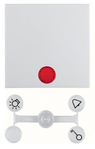 EAN 4011334277194 - Hager 16218989 placa de pared y cubierta de interruptor Blanco imagen 1
