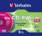 EAN 0023942431671 - Verbatim CD-RW Colour 12x 700 MB 5 pieza(s) imagen 1
