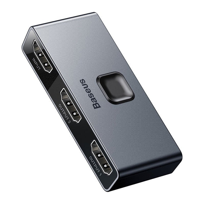 EAN 6953156219700 - Baseus Matrix HDMI 4K HD Splitter Divisor de señal para cable coaxial Gris imagen 1