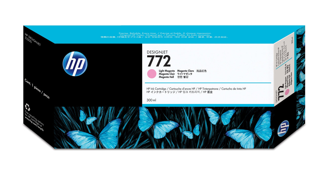 EAN 0884962639016 - HP 772 300-ml Light Magenta DesignJet Ink Cartridge cartucho de tinta 1 pieza(s) Original Rendimiento est imagen 1