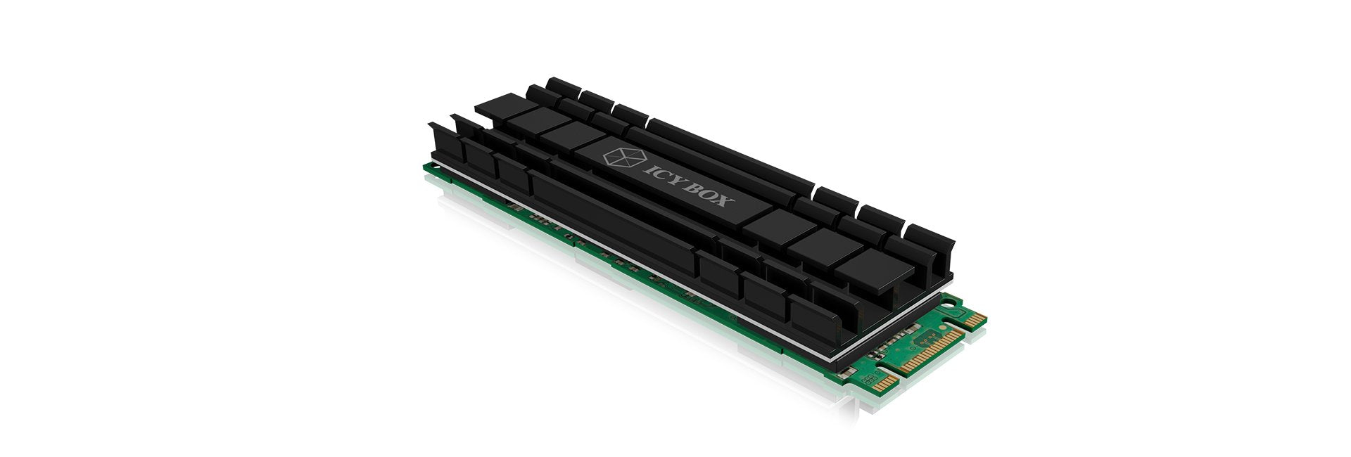 EAN 4250078166832 - ICY BOX IB-M2HS-701 M.2 NVMe SSD Disipador térmico/Radiador Negro 1 pieza(s) imagen 7