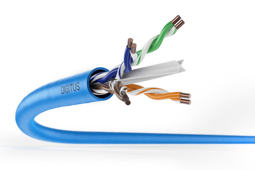 EAN 4016032441946 - Digitus DK-1616-A-VH-1 cable de red Azul Cat6a U/UTP (UTP) Alrededor imagen 2
