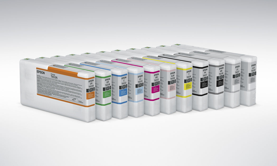 EAN 0010343877702 - Epson T653A Orange Ink Cartridge (200ml) cartucho de tinta 1 pieza(s) Original Naranja imagen 3
