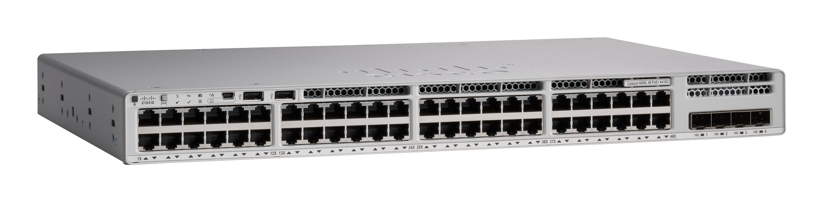 EAN 0889728170314 - Cisco Catalyst 9200L Gestionado L3 Gigabit Ethernet (10/100/1000) Energía sobre Ethernet (PoE) Gris imagen 1