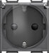 EAN 3831006929593 - TEM VM11BT-U toma de corriente Schuko Negro, Transparente imagen 1