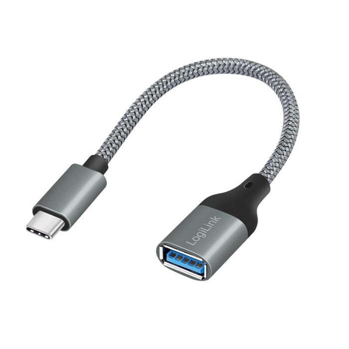 EAN 4052792070774 - LogiLink CU0106 cable USB USB 3.2 Gen 1 (3.1 Gen 1) 0,15 m USB C USB A Gris imagen 1