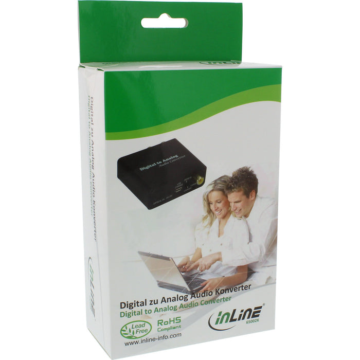 EAN 4043718208876 - InLine 65002K convertidor de audio Negro imagen 3