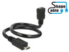 EAN 4043619839247 - DeLOCK 0.35m, 2xUSB2.0 Micro-B cable USB USB 2.0 0,35 m Micro-USB B 0,48 Gbit/s Negro imagen 1