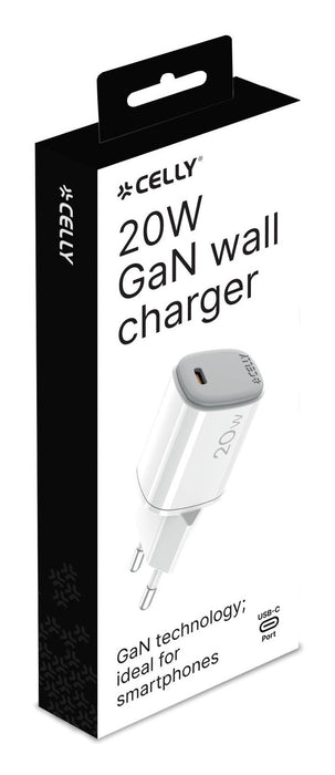 EAN 8021735212126 - Celly UPTC1USBC20WWH cargador de dispositivo móvil Micrófono, Smartphone, Reloj inteligente, Tableta, Tel imagen 2