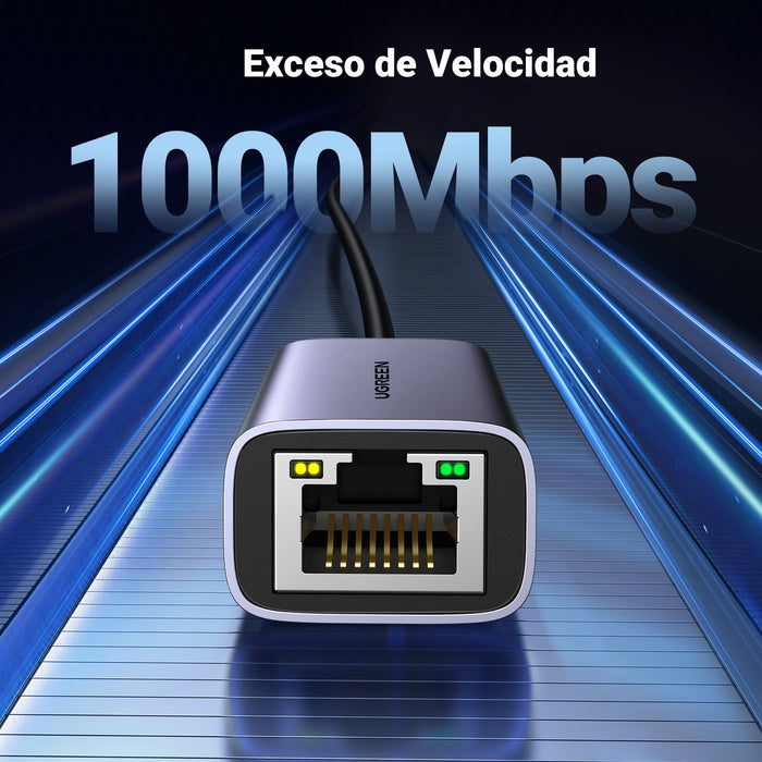 EAN 6957303857371 - Ugreen 50737 adaptador y tarjeta de red Ethernet 1000 Mbit/s imagen 6