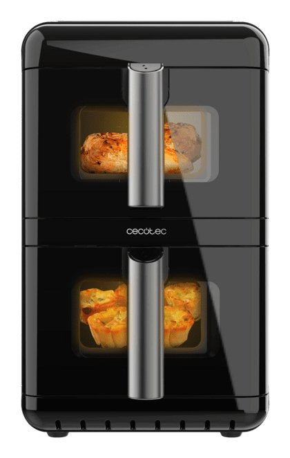 EAN 8447420002719 - Cecotec Cecofry DuoLevel 12000 Window Doble 12 L Independiente 2900 W Freidora de aire caliente Negro imagen 1