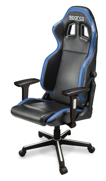 EAN 8033280303648 - MT Distribution 00998NRAZ silla para videojuegos Silla para videojuegos de PC Asiento acolchado Negro, Az imagen 1