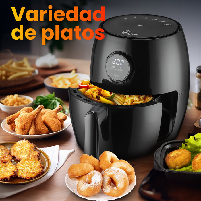 EAN 5906168633218 - Extralink HOME AIR FRYER 2L EU SJ-200 freidora Sencillo Independiente 1000 W Freidora de aire caliente Ne imagen 25