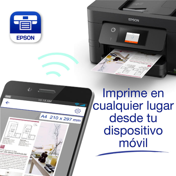 EAN 8715946679792 - Epson WorkForce Pro WF‑3825DWF Inyección de tinta A4 4800 x 2400 DPI 21 ppm Wifi imagen 8