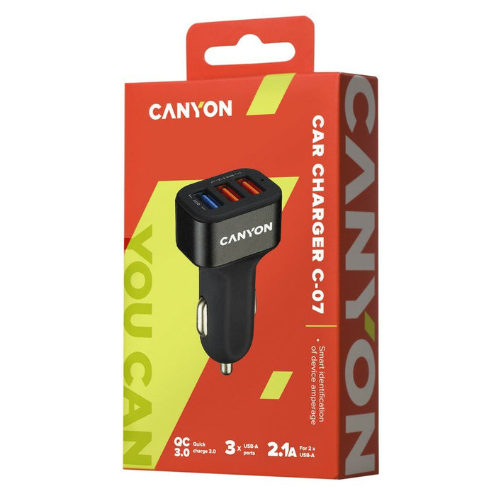 EAN 5291485003234 - Canyon CNE-CCA07B cargador de dispositivo móvil Universal Encendedor de cigarrillos Auto imagen 4