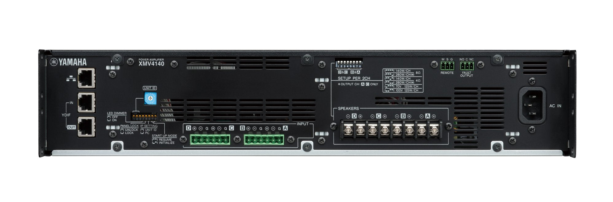 EAN 4957812511971 - Yamaha XMV4140 amplificador de audio Rendimiento/fase Negro, Gris imagen 2
