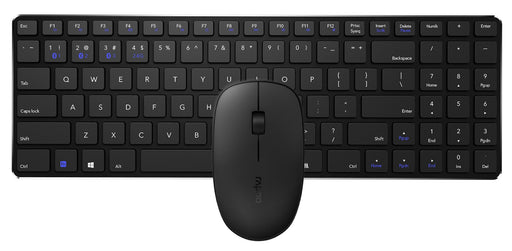 EAN 6940056194145 - Rapoo 9300M teclado Ratón incluido Hogar USB + RF Wireless + Bluetooth QWERTY Negro imagen 1