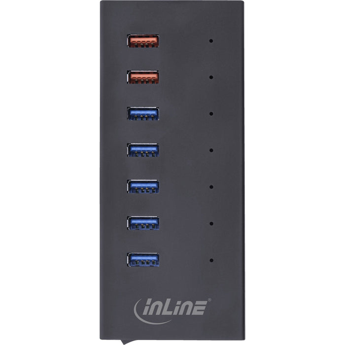 EAN 4043718305315 - InLine 35395I hub de interfaz USB 3.2 Gen 1 (3.1 Gen 1) Type-B 5000 Mbit/s Negro imagen 3