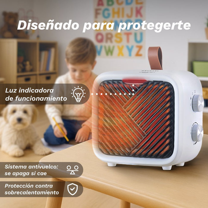 EAN 8426156019376 - Grunkel CF-1500CM calefactor eléctrico Interior Blanco 1500 W Calefactor eléctrico infrarrojo imagen 4