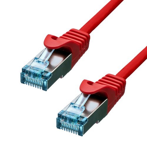 EAN 5714590018080 - ProXtend 6ASFTP-005R cable de red Rojo 0,5 m Cat6a S/FTP (S-STP) imagen 1