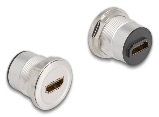 EAN 4043619881918 - DeLOCK 88191 toma de corriente 2 x HDMI Negro, Plata imagen 1
