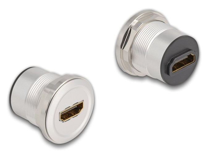 EAN 4043619881918 - DeLOCK 88191 toma de corriente 2 x HDMI Negro, Plata imagen 1