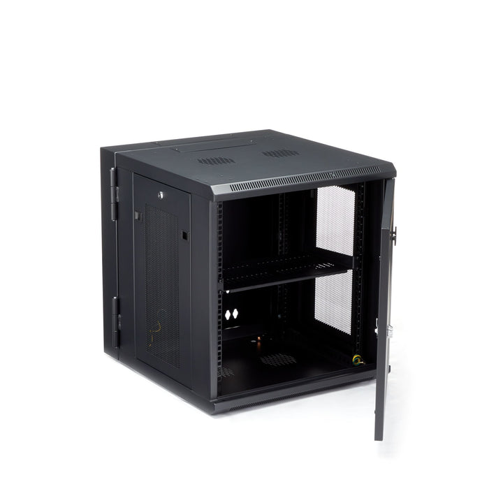 EAN 65030870429 - StarTech.com RK1224WALHM armario rack Bastidor de pared Negro imagen 4