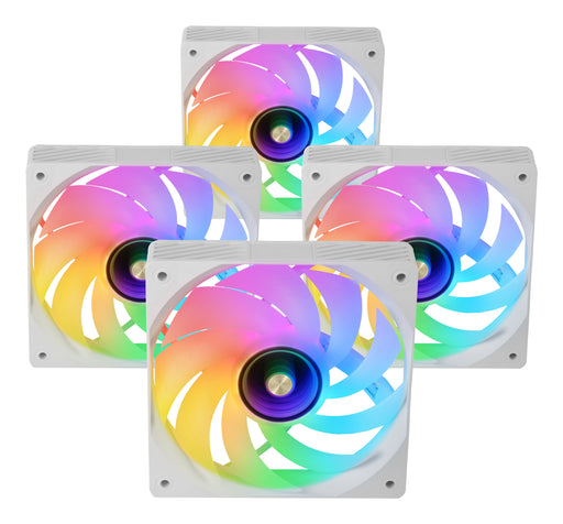 EAN 8435693110002 - Mars Gaming MFSI4KITW sistema de refrigeración para ordenador Carcasa del ordenador Ventilador 12 cm Blan imagen 2