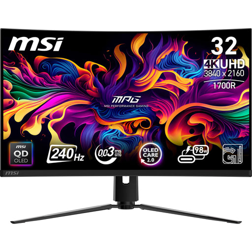 EAN 4711377252553 - MSI MPG 321CURXDE QD-OLED pantalla para PC 80 cm (31.5") 3840 x 2160 Pixeles 4K Ultra HD Negro imagen 1