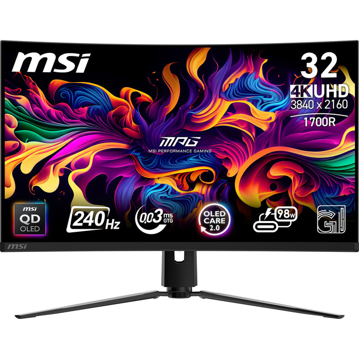 EAN 4711377332767 - MSI MPG 321CURXDE QD-OLED pantalla para PC 80 cm (31.5") 3840 x 2160 Pixeles 4K Ultra HD Negro imagen 1