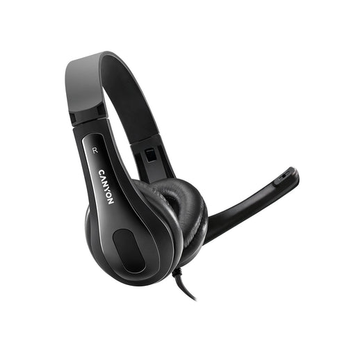 EAN 5291485008291 - Canyon CNS-CHSU1B auricular y casco Auriculares Alámbrico Diadema Llamadas/Música USB tipo A Negro imagen 2