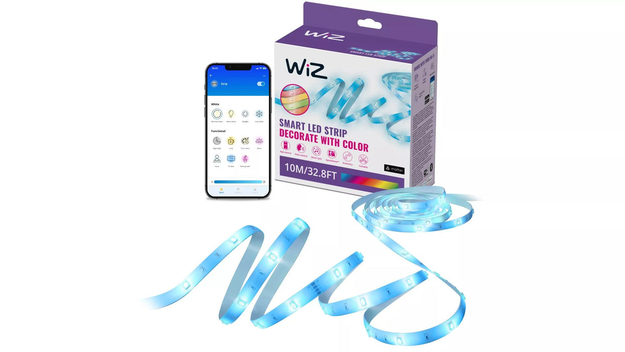 EAN 8720169077669 - WiZ 8720169077669 iluminación inteligente Tira de luz inteligente Wi-Fi/Bluetooth 12 W imagen 2