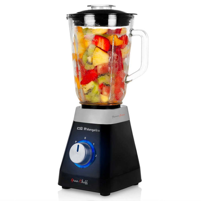 EAN 8435568400139 - Orbegozo BV 3400 licuadora 1 L Batidora de vaso 500 W Negro imagen 1