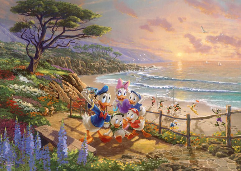 EAN 4001504599515 - Schmidt Spiele Donald and Daisy A Duck Day Afternoon Puzzle rompecabezas 1000 pieza(s) Dibujos imagen 2