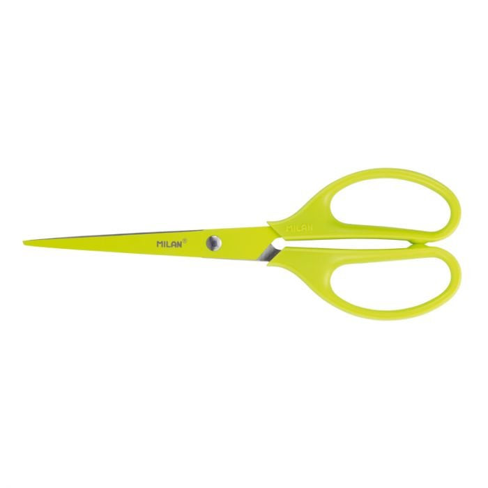 EAN 8411574085164 - Milan BWM10425Y tijera de escritorio y manualidades Tijeras de oficina Corte recto Amarillo imagen 2