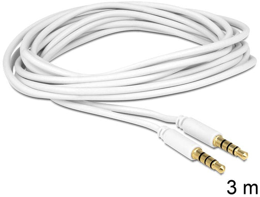 EAN 4043619834426 - DeLOCK 3.5mm - 3.5mm, 3m cable de audio 3,5mm Blanco imagen 2