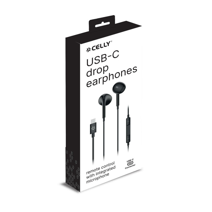EAN 8021735208143 - Celly UP1300TYPECBK auricular y casco Auriculares Alámbrico Dentro de oído Llamadas/Música USB Tipo C Neg imagen 3