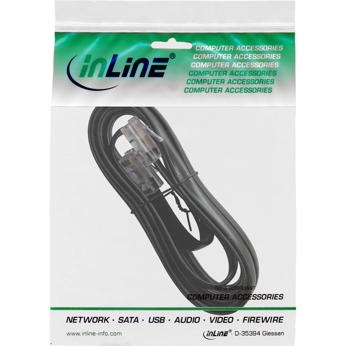 EAN 4043718119349 - InLine 68813A cable de red Negro 3 m imagen 2