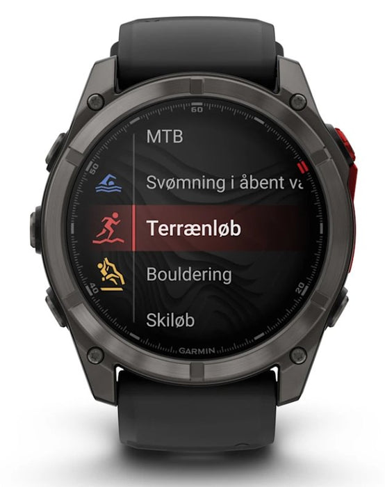 EAN 753759348182 - Garmin fēnix 8 Pro 3,56 cm (1.4") LED 51 mm Digital 454 x 454 Pixeles Pantalla táctil Negro, Gris, Titanio imagen 10