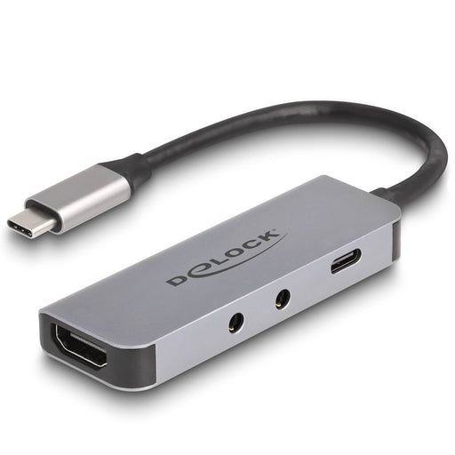 EAN 4043619610648 - DeLOCK 61064 hub de interfaz USB 3.2 Gen 1 (3.1 Gen 1) Type-C Gris imagen 1