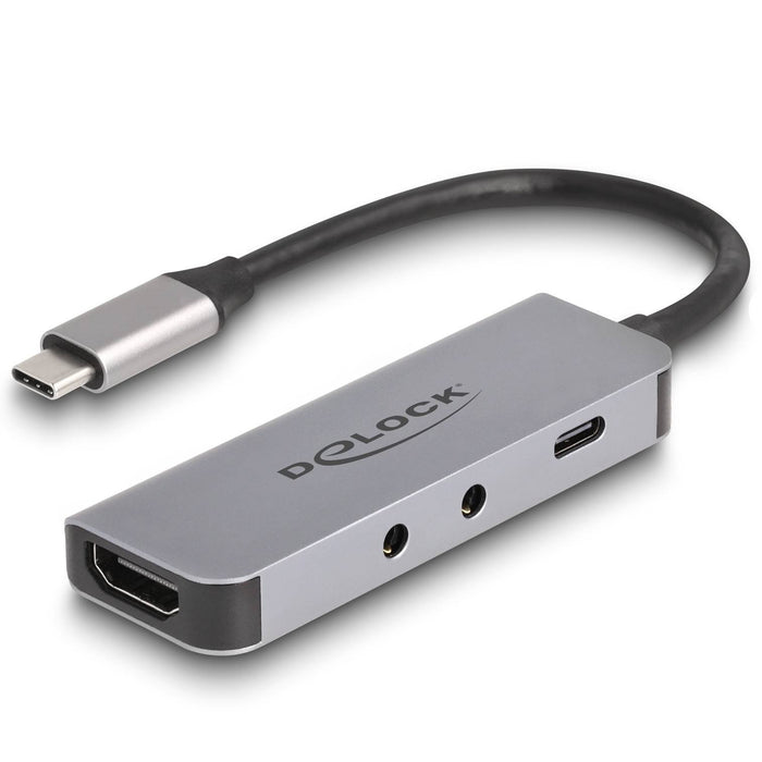 EAN 4043619610648 - DeLOCK 61064 hub de interfaz USB 3.2 Gen 1 (3.1 Gen 1) Type-C Gris imagen 1