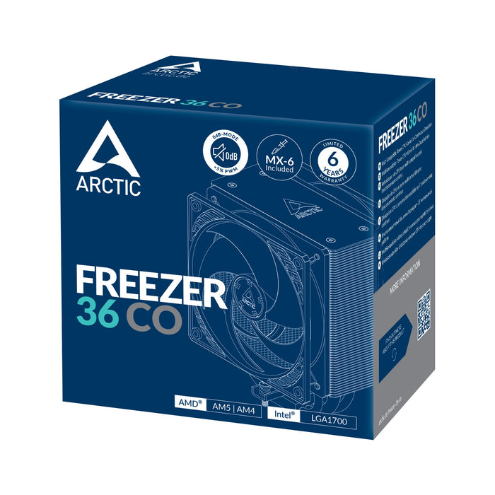 EAN 4895213704137 - ARCTIC Freezer 36 CO Procesador Refrigerador de aire 12 cm Negro, Plata 1 pieza(s) imagen 6